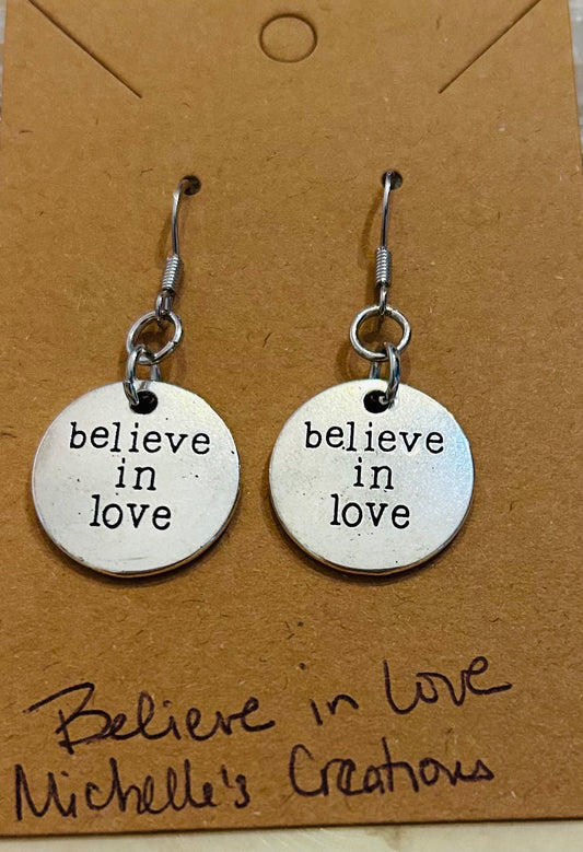 Cutie Creation Believe In Love Charm Earrings