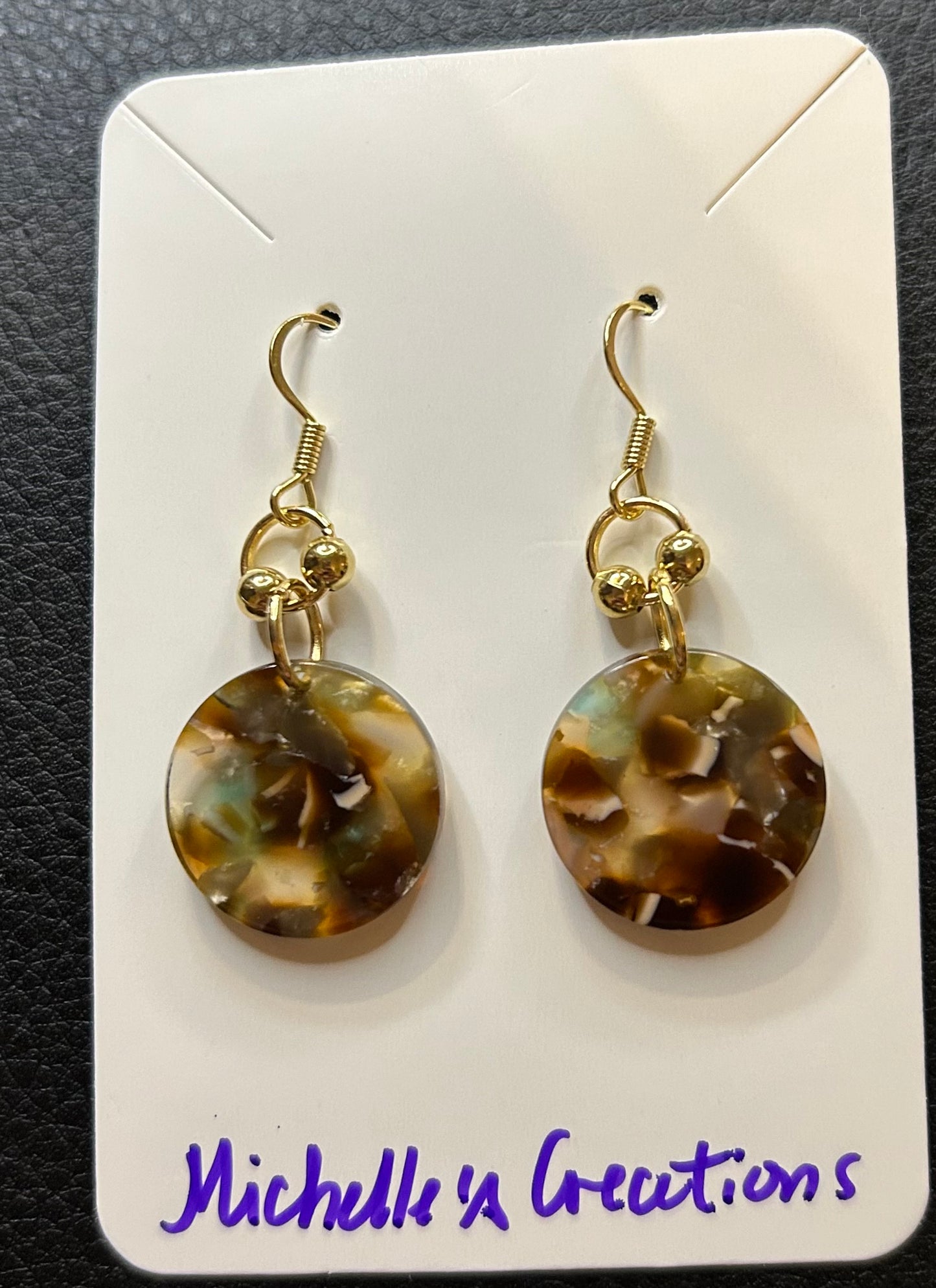 Announcing: June Cutie Creation Of The Month: Marbled Mermaid Coin Earrings