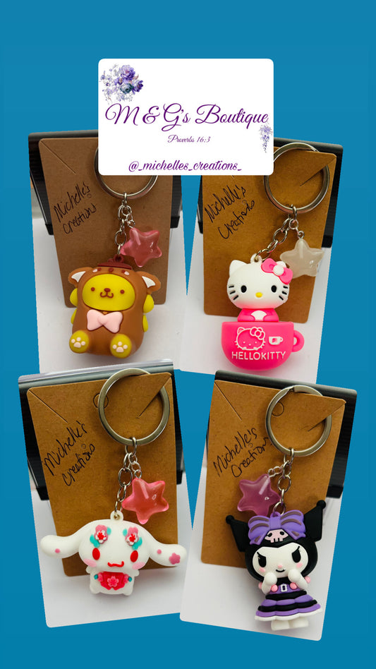 Announcing Cutie Creations Sanrio Characters Star Keychains