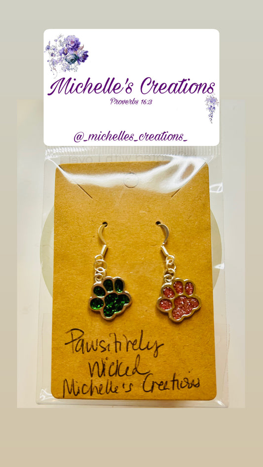 Cutie Creation Pawsitively Wicked Mix Match Charm Wicked Inspired Earrings