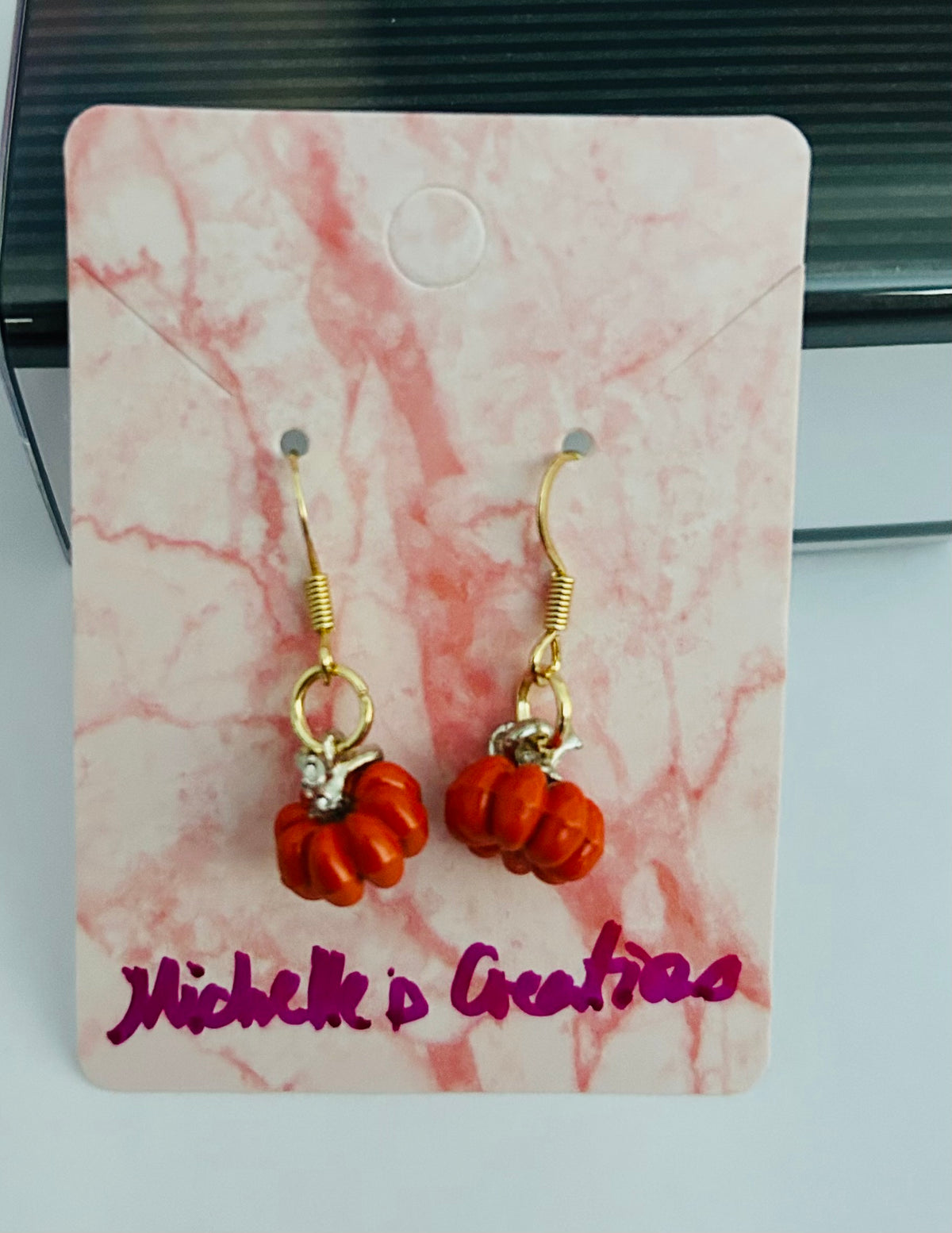 Cutie Creation Fall Collection: Mini Pumpkin Charm Earrings