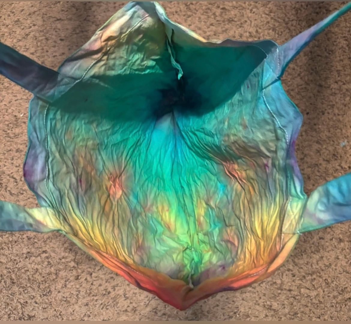 Handmade Tie Dye Tote Bag
“Burst and Shadows”