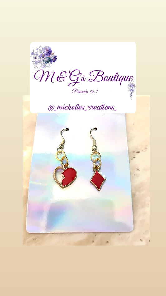 CLEARANCE Cutie Creation Galentine’s Mix Match Mini Charm Earrings