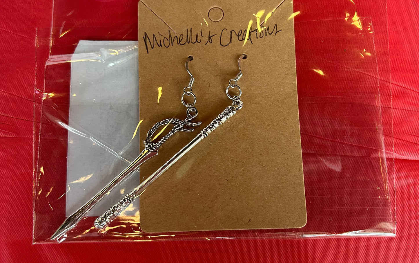 Cutie Creation Mix Match Sword Pendant Earrings