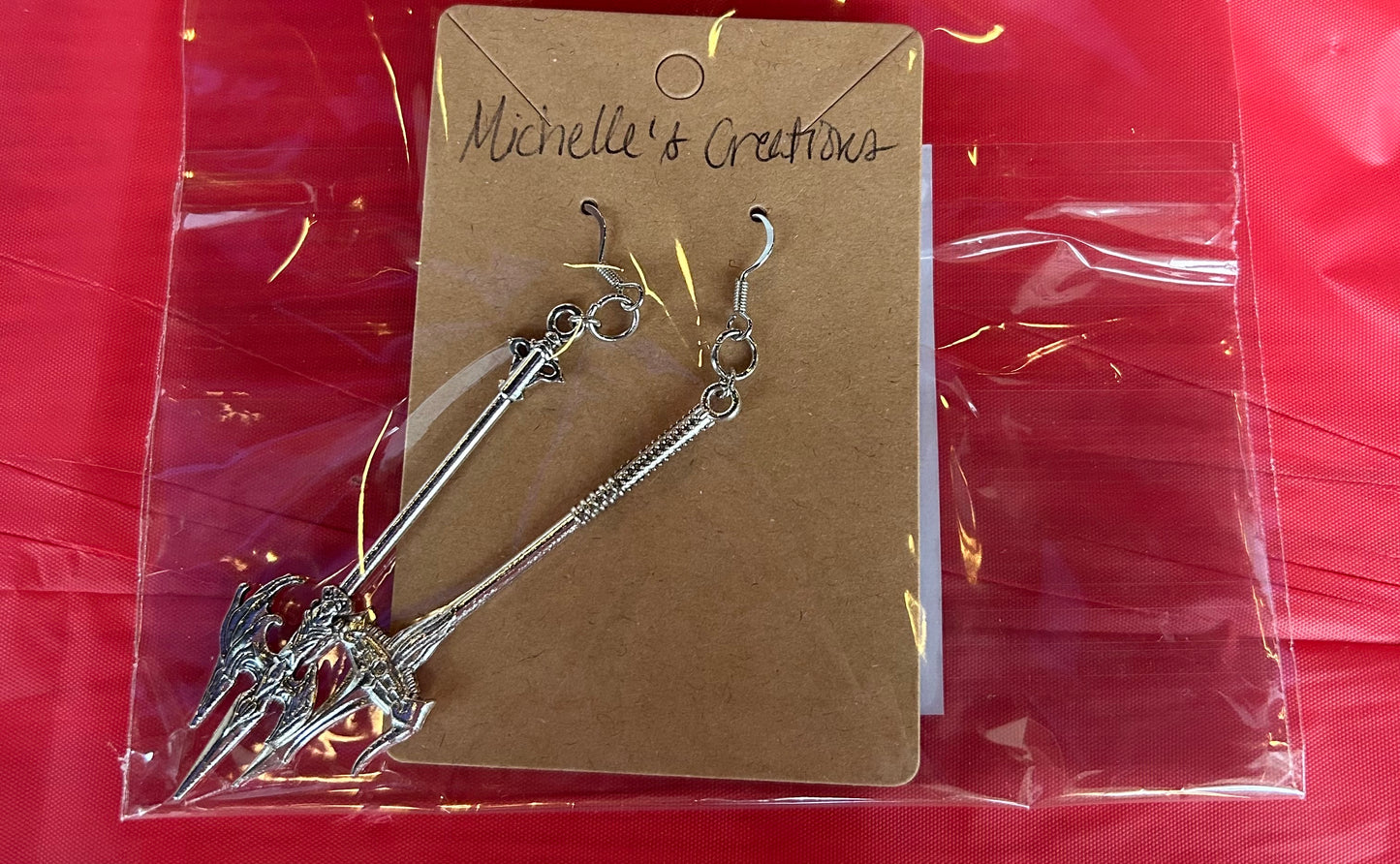 Cutie Creations Mix Match Sword Pendant Earrings