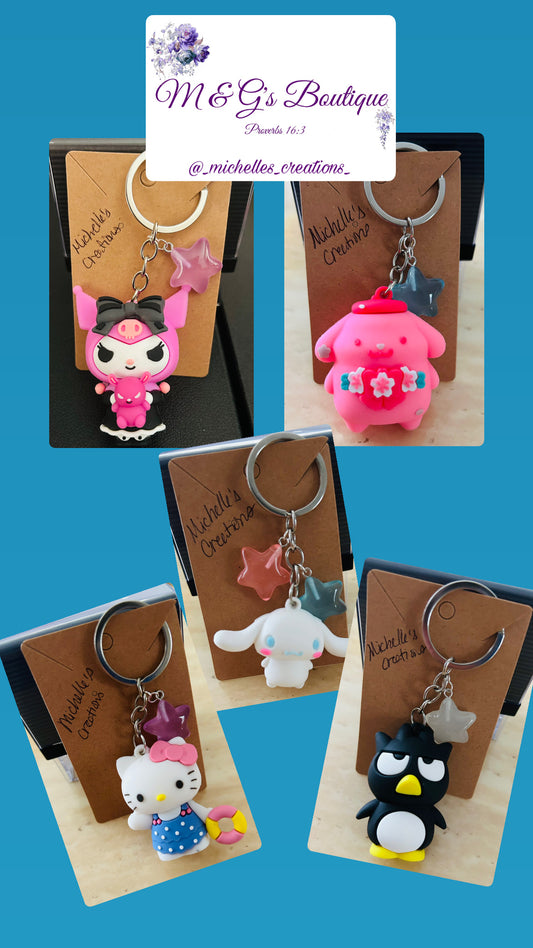 Announcing Cutie Creations Sanrio Characters Star Keychains