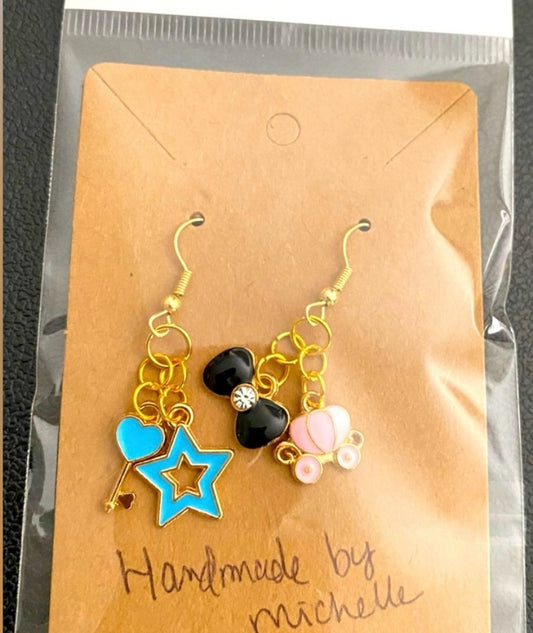 Handcrafted Boy & Girl Mom Mix Match Earrings