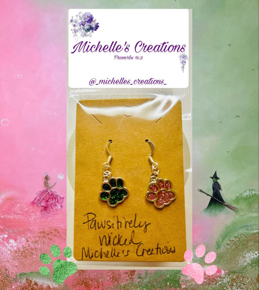 Cutie Creation Pawsitively Wicked Mix Match Charm Wicked Inspired Earrings