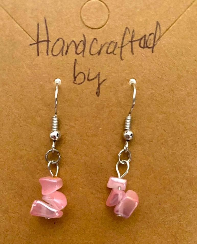 Handmade Fashion Stone Drop Earrings
Approximately 1” Various Colors