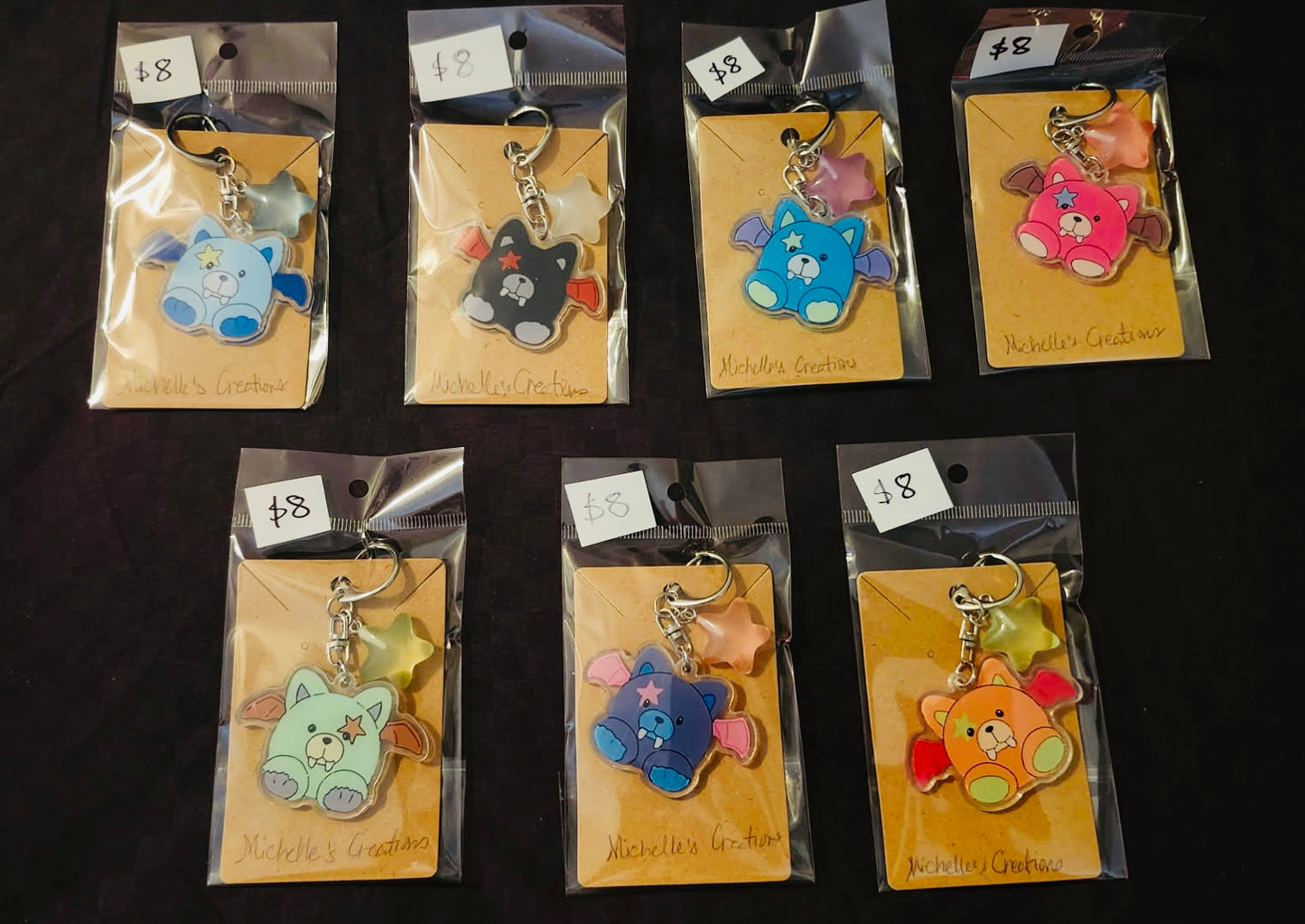 Cutie Creations Enhypen Vampire Stars Keyring Keychains