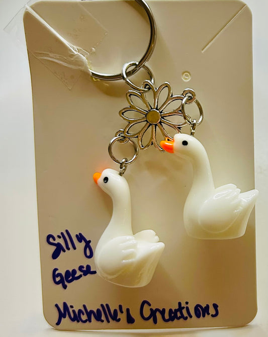 Cutie Creation Silly Geese Keychain