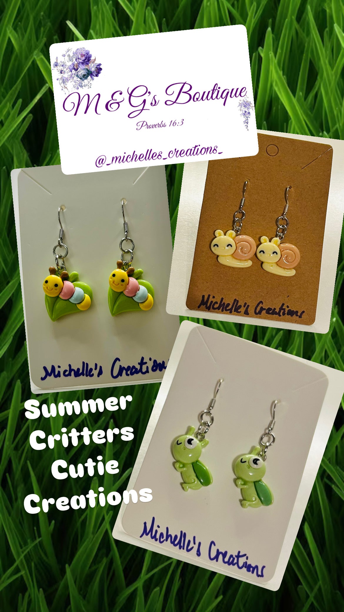 Announcing Cutie Creations Summer Critters Earrings