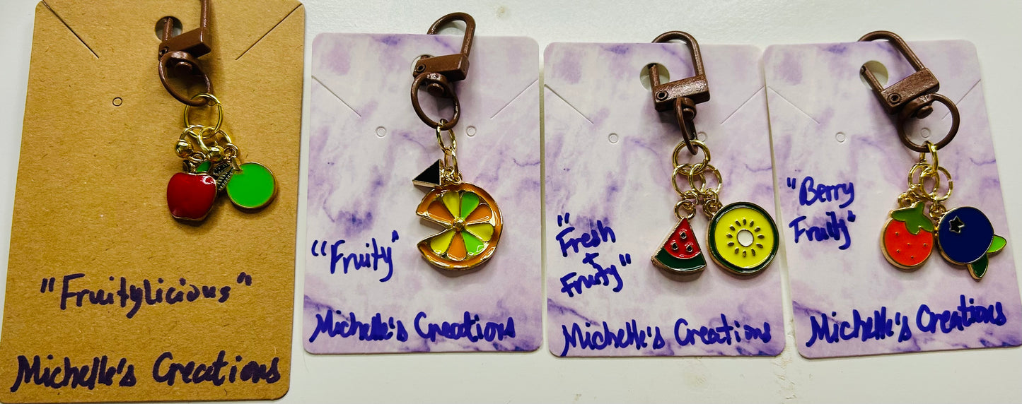 Announcing Cutie Creations Summer Fruits Charm Keychains Collection