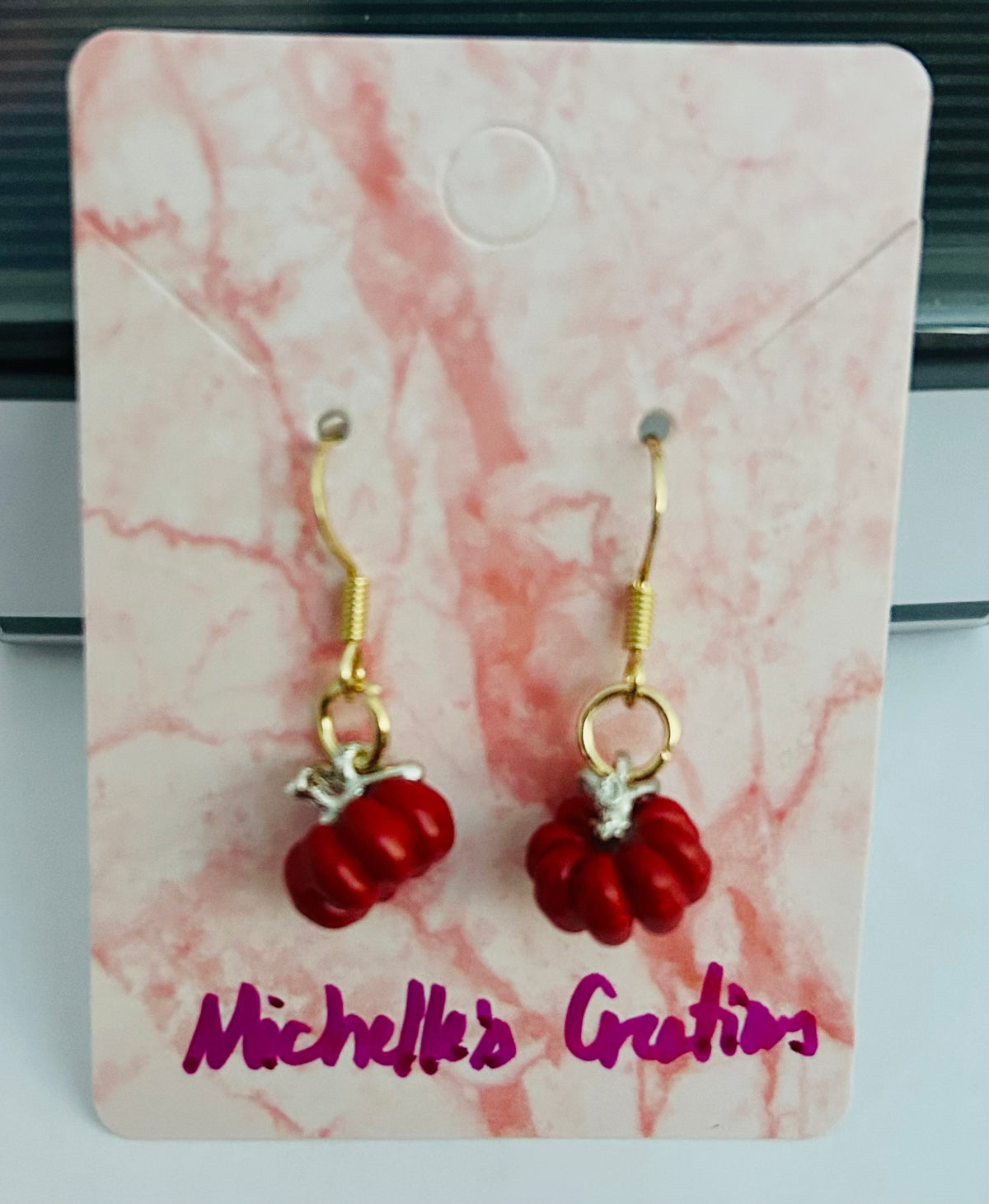 Cutie Creation Fall Collection: Mini Pumpkin Charm Earrings