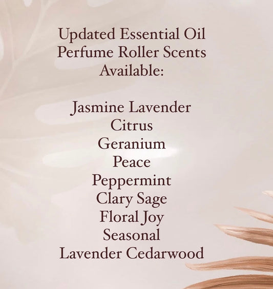 Essential Oil Various Perfume Rollers 15ml