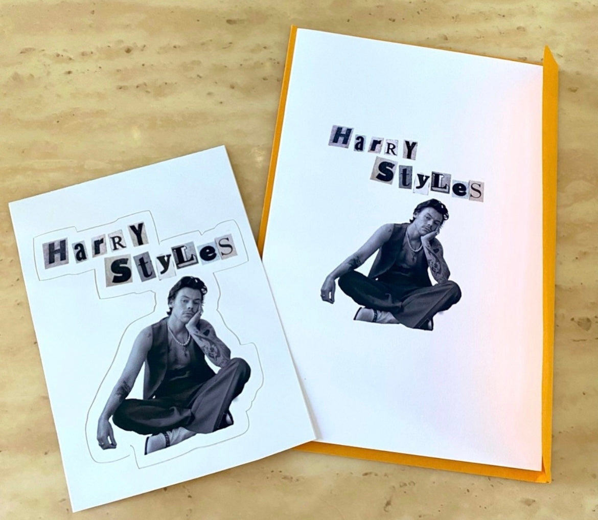 Sticker and Greeting Card Pack Harry Styles