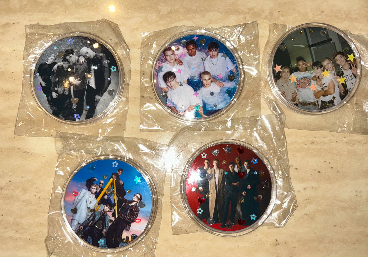 Button Pins Santos Bravos Boy Band