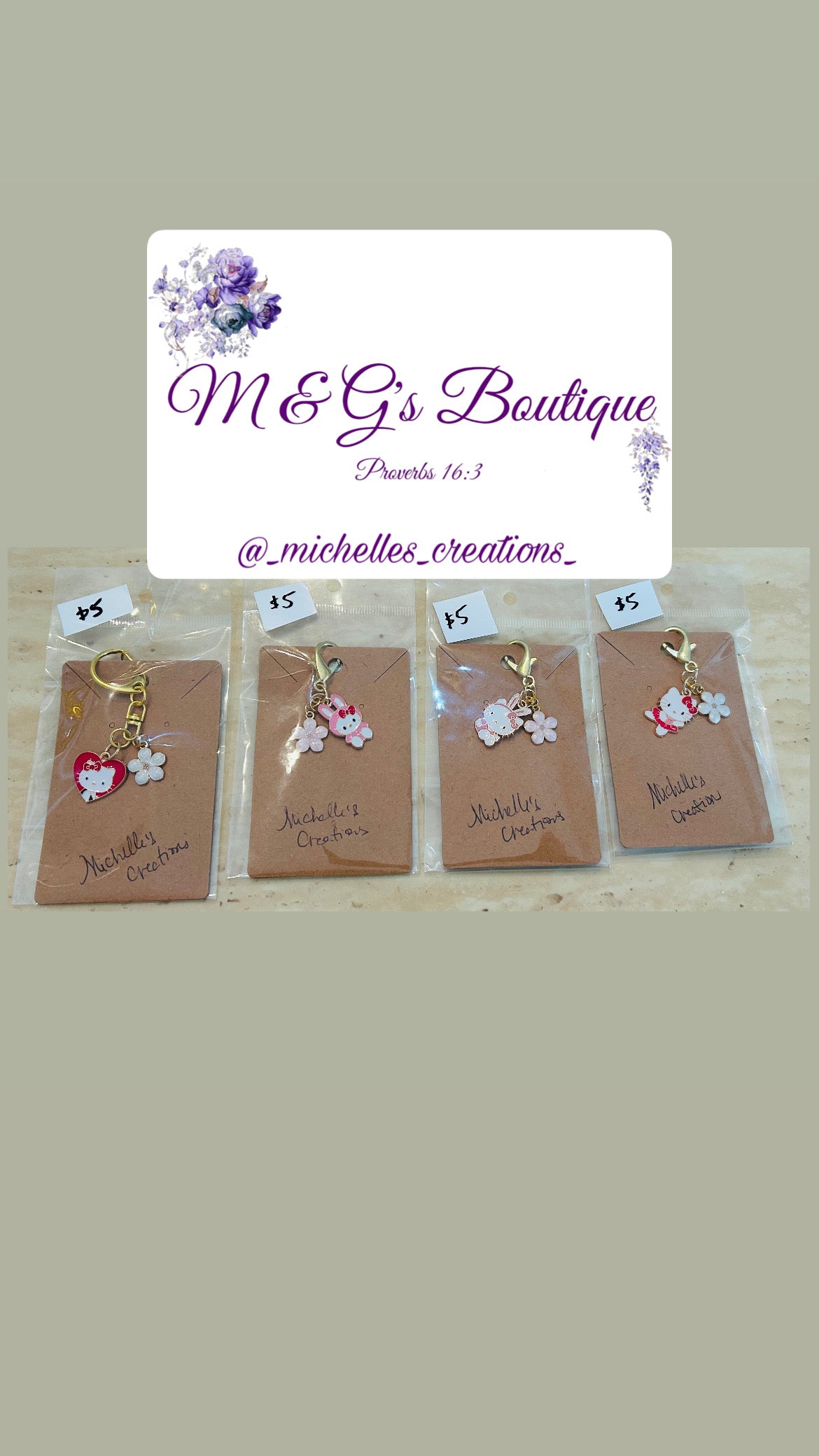 Cutie Creation Hello Kitty Keychains