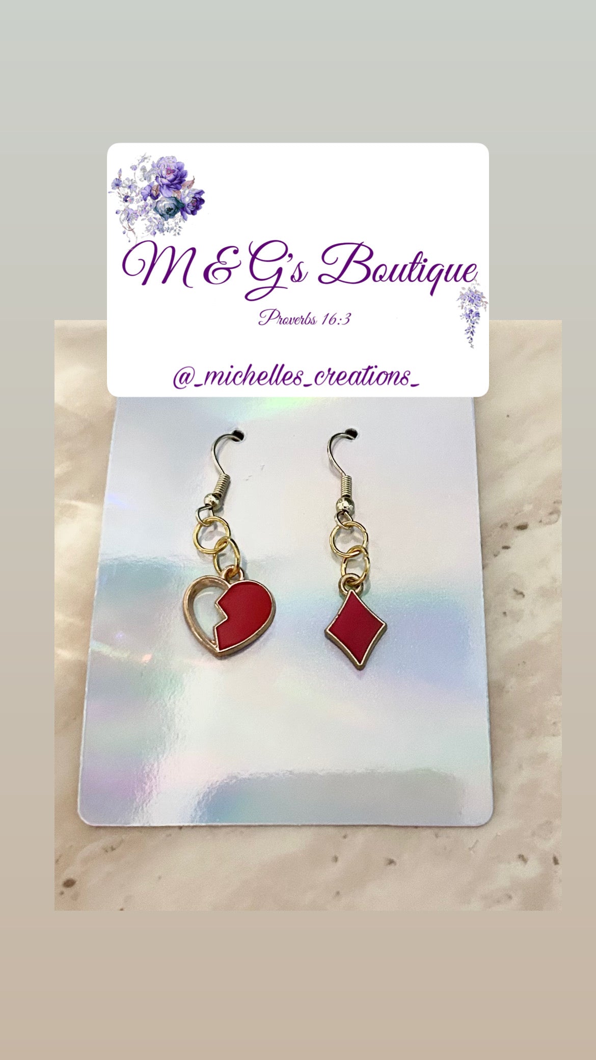 CLEARANCE Cutie Creation Galentine’s Mix Match Mini Charm Earrings