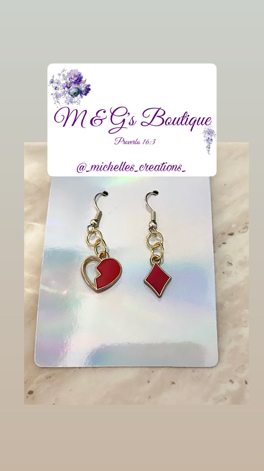CLEARANCE Cutie Creation Galentine’s Mix Match Mini Charm Earrings