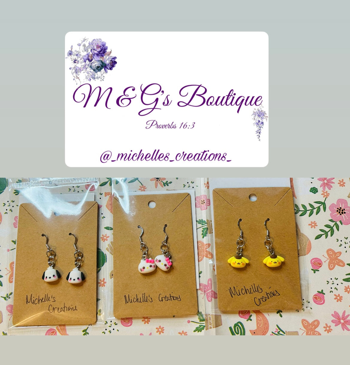 Cutie Creations Mini Cutie Earrings Sanrio Characters