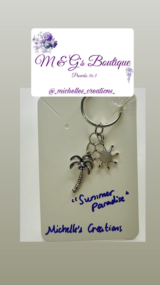 Cutie Creation “Summer Paradise” Charm Keychain