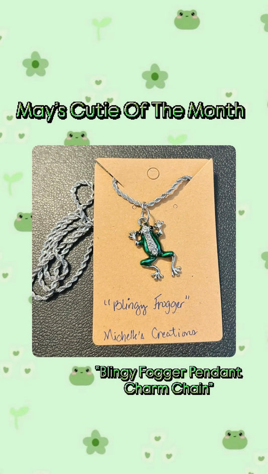 Announcing: Cutie Creation of the Month - May: Blingy Frogger Charm Pendant Chain
