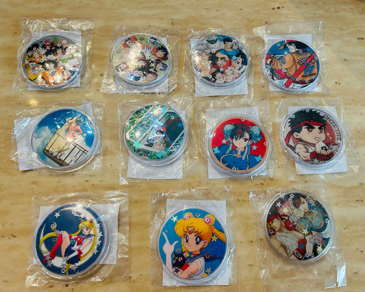 Button Pins Anime Characters