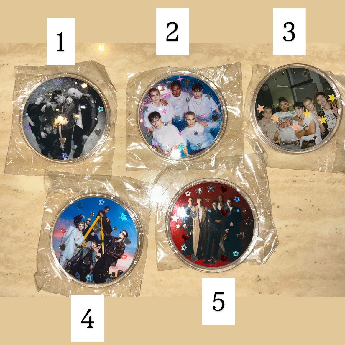 Button Pins Santos Bravos Boy Band