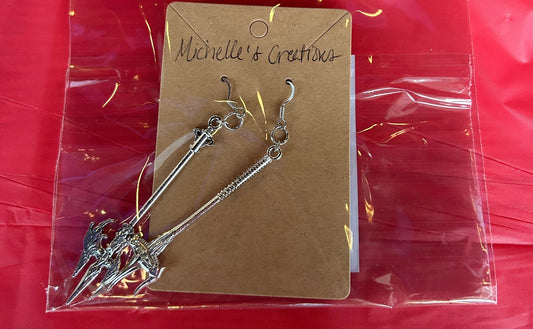 Cutie Creations Mix Match Sword Pendant Earrings