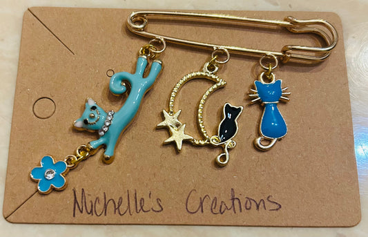 Cutie Creation Kitty Cats Brooch Collection