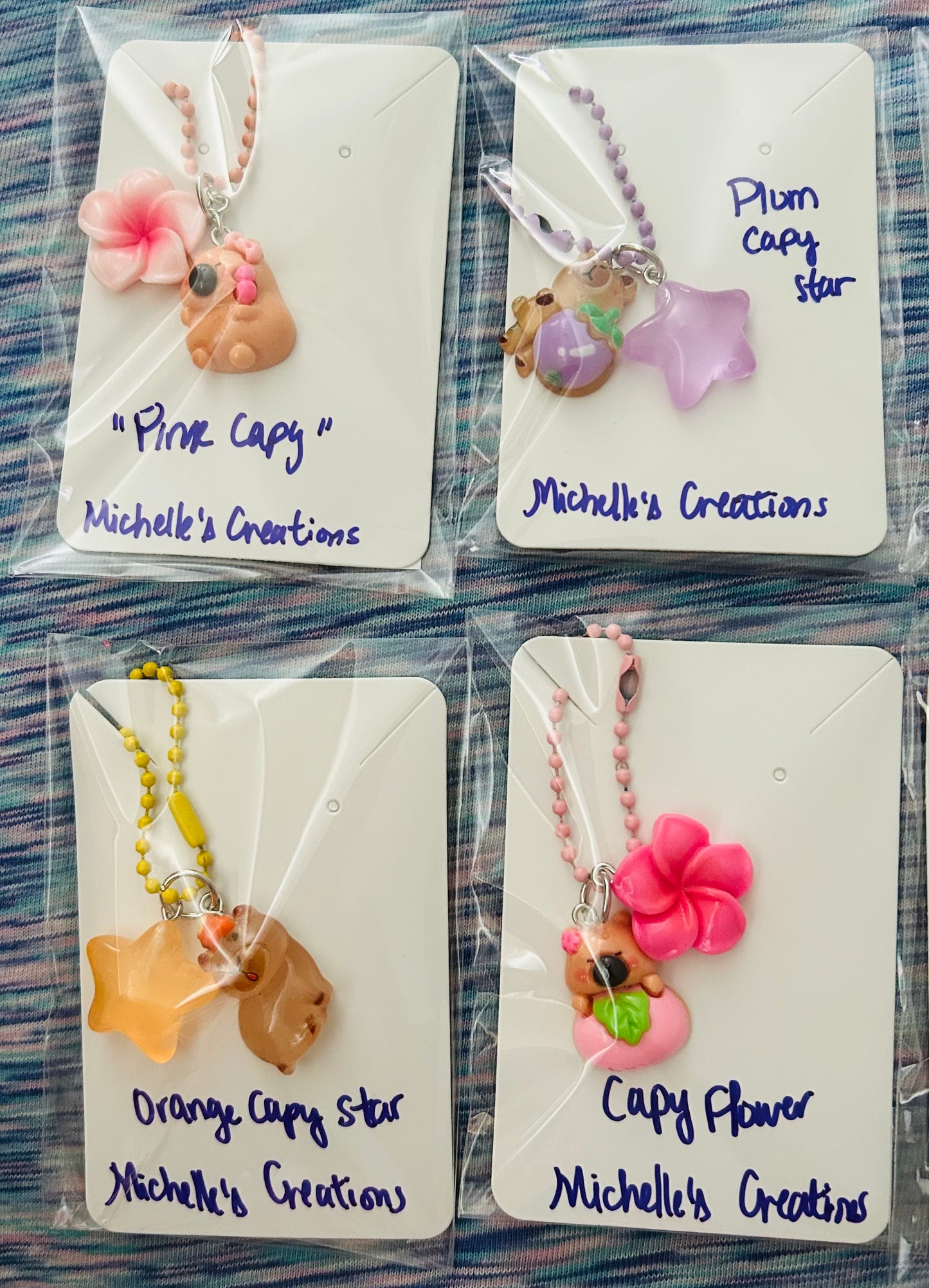 Cutie Creations Capybara Keychains