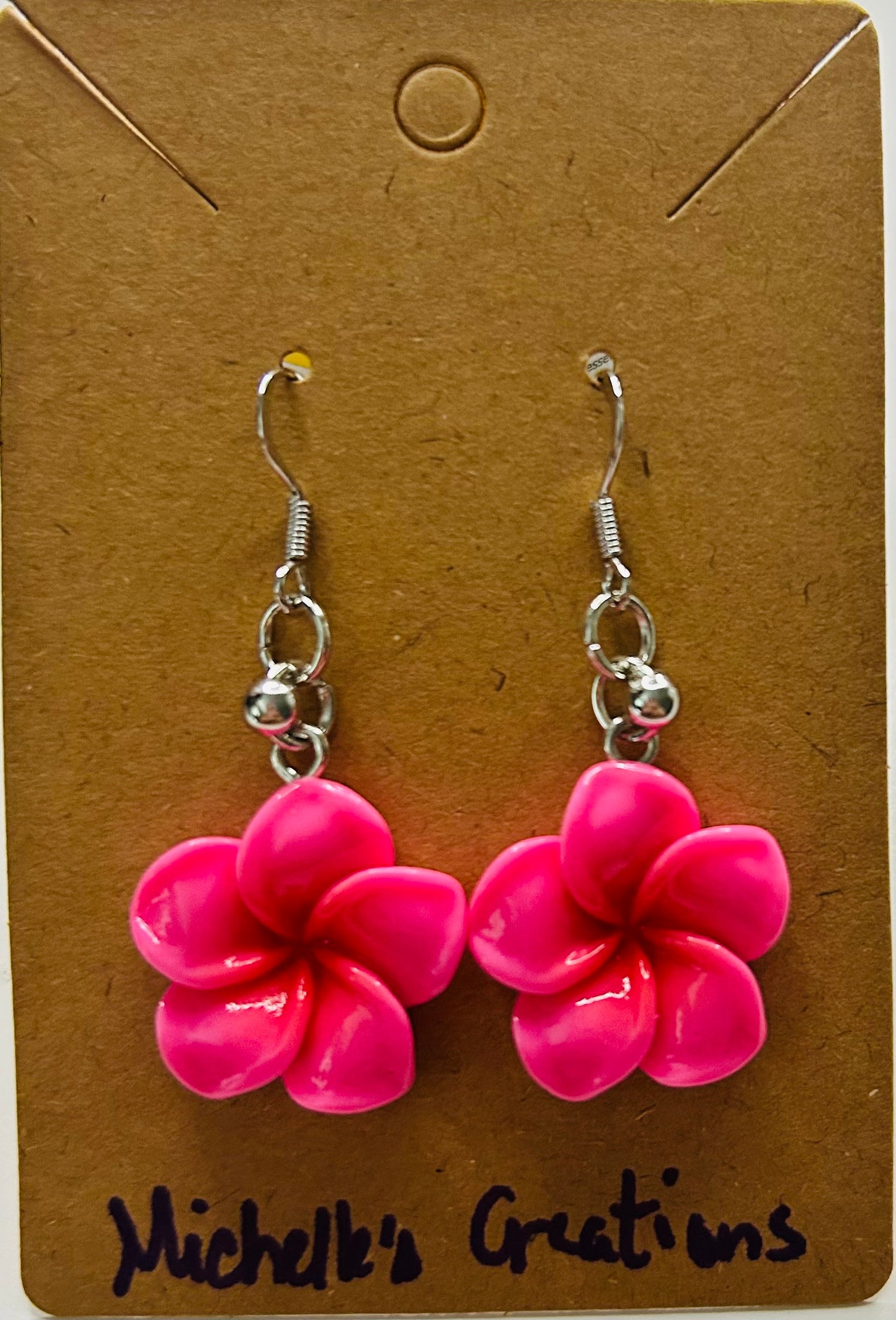 Announcing Cutie Creations Frangipani Plumeria Flower Summer Collection Earrings