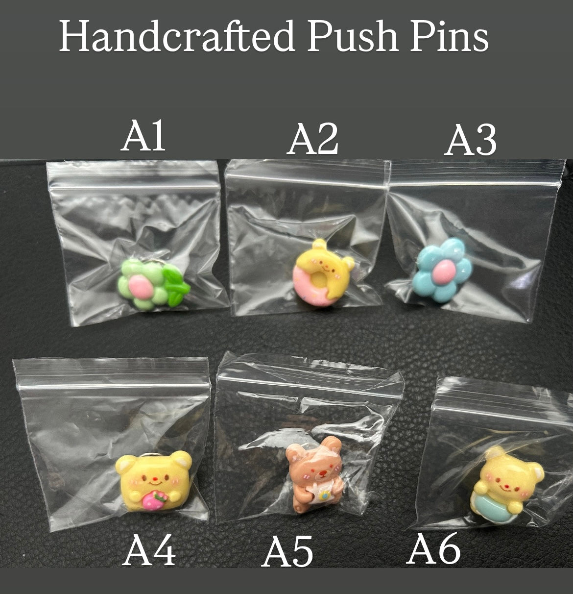Handcrafted Push Pins