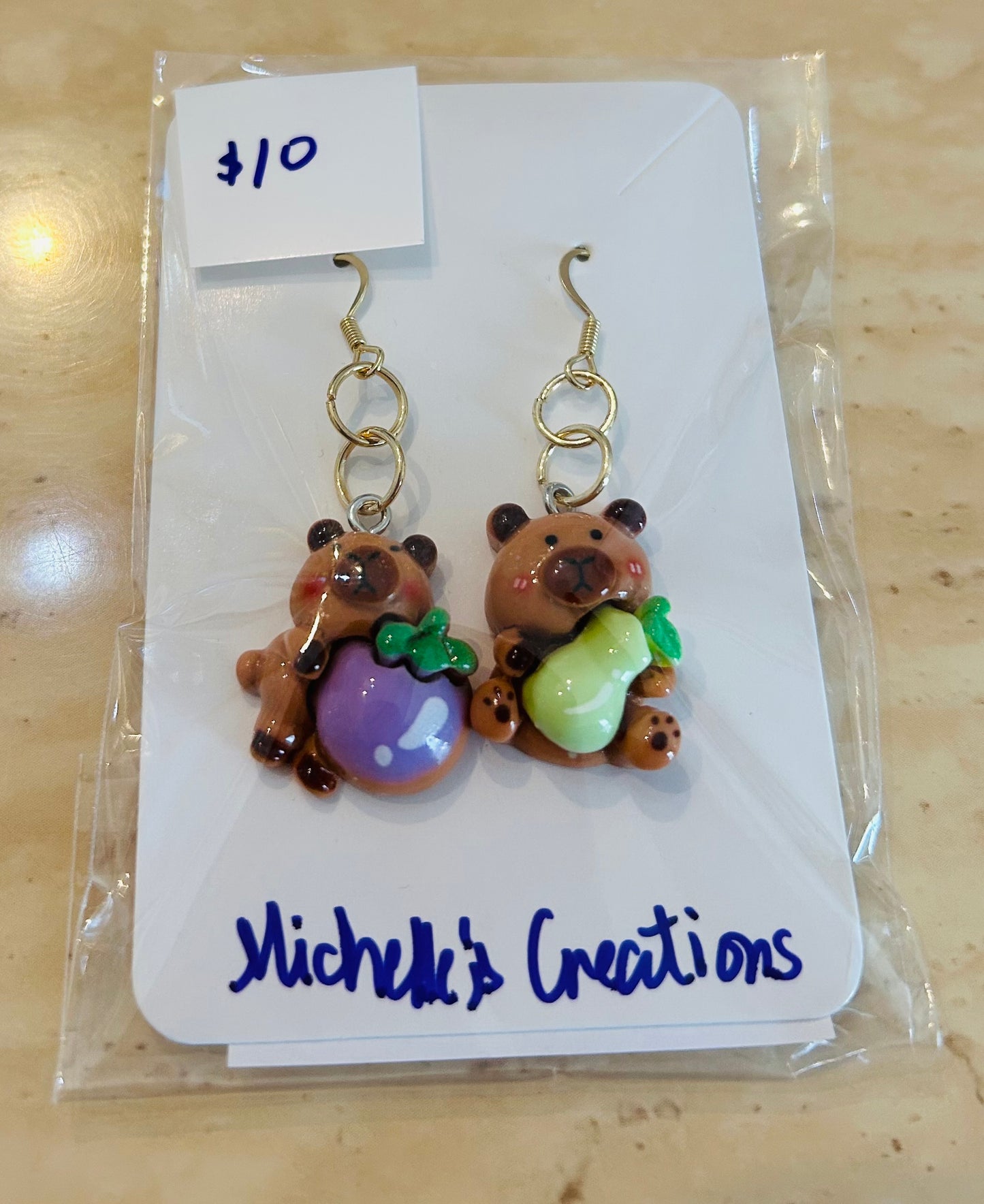 Cutie Creation Capybara Earrings